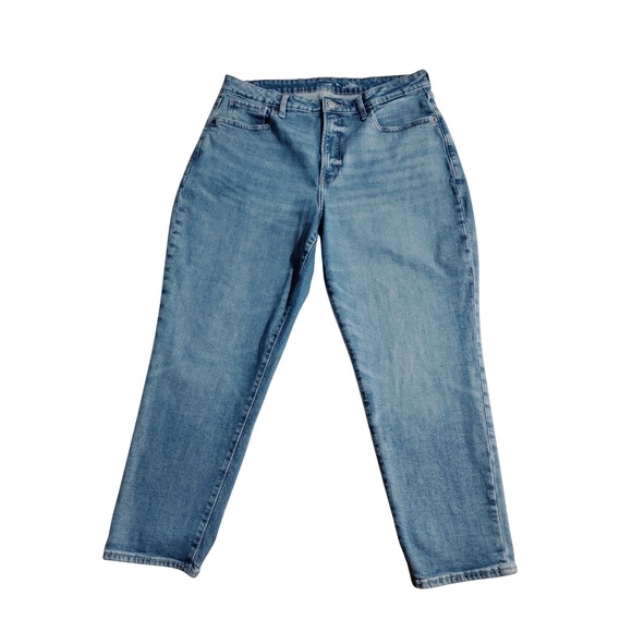Old Navy Denim - Old Navy‎ Curvy High Waisted Straight Leg Jeans Medium Wash Size 16